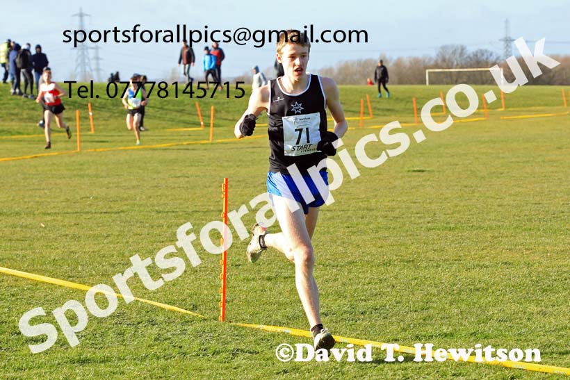Mens under-20s 2022 Northern Cross Country Champs., Pontefract. Photo: David T. Hewitson/Sports for All Pics